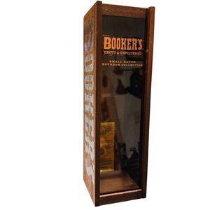 Booker's Small Batch Bourbon Collection Sliding Window *Empty* Wooden Box